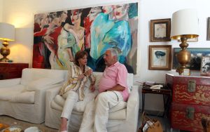 28-09-2012 SHOWBIZZ: DICK HOLHAUS IN MARROKAANSE VILLA IN TORREMOLINOS. Hij heeft de villa al heel veel jaren en woont er met zijn partner Jean Paul. Een van Nederlands grootste ontwerpers ooit.Barbara en ik reisde naar Spanje en ontmoette de meester zelf in zijn vertrouwde Marrokaanse omgeving.Deze week de foto-s en het verhaal in weekblad PRIVE.
foto: Albert den Iseger