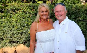27-09-2014 SHOWBIZZ; ZONNIG HUWELIJK VOOR PATTY EN ANTOINE OP IBIZA. foto: Albert den Iseger