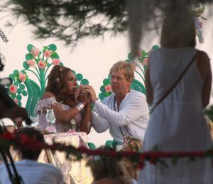 27-09-2014 SHOWBIZZ; ZONNIG HUWELIJK VOOR PATTY EN ANTOINE OP IBIZA. foto: Albert den Iseger