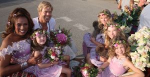 27-09-2014 SHOWBIZZ; ZONNIG HUWELIJK VOOR PATTY EN ANTOINE OP IBIZA. foto: Albert den Iseger