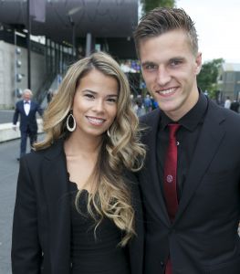 02-09-2014 SPORT: GALA VOETBALLER VAN HET JAAR IN STUDIO 21 TE HILVERSUM. Voetballer van het jaar werd Daley Blind.
foto: Albert den Iseger