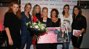 16-09-2014 SHOWBIZZ; MARIE-CLAIR STARTERS AWARDS 2014 WERDEN VOOR DE 10de KEER UITGEREIKT. Vele BNers waren naar het ART HOTEL gekomen om door het Marie-Clair team in de watten te worden gelegd.Marike Havermans won de prijs van  5000.00 en iedereen had een meer dan fijne middag. 
foto: Albert den Iseger