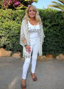 27-09-2014 SHOWBIZZ; ZONNIG HUWELIJK VOOR PATTY EN ANTOINE OP IBIZA. foto: Albert den Iseger