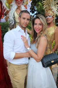 27-09-2014 SHOWBIZZ; ZONNIG HUWELIJK VOOR PATTY EN ANTOINE OP IBIZA. foto: Albert den Iseger