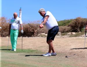 01-09-2016 SPORT; ARUBA PRO-AM GOLF TOURNAMENT 2016. In samenwerking met TIERRA DEL SOL te Aruba organiseerde ARUBA TOURIST AUTHORITY het Aruba Pro Am Golf Toernooi. Enkele BN ers deden hier ook aan mee. Nederland viel echter niet in de prijzen.Ook werd de HANDICART gepresenteerd door Mark en Frans Tempelman.
Hierover later een aparte fotoreportage. 
foto: Albert den Iseger